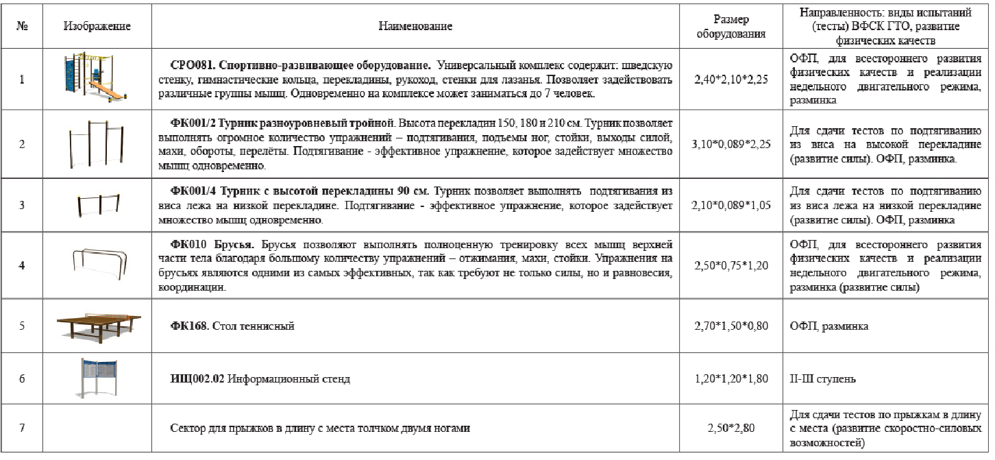 Площадка для сдачи нормативов. Ступень 2-3 (№1) 4971 — изображение 2